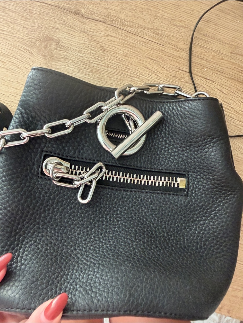 Alexander Wang riot bucket bag pebble leather - Picture 7 of 8